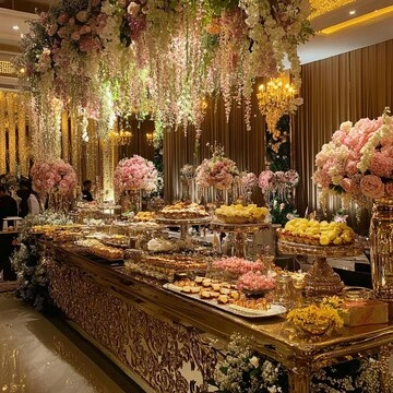 Sattvik vegetarian buffet at Annakoot prepared with pure and traditional methods.